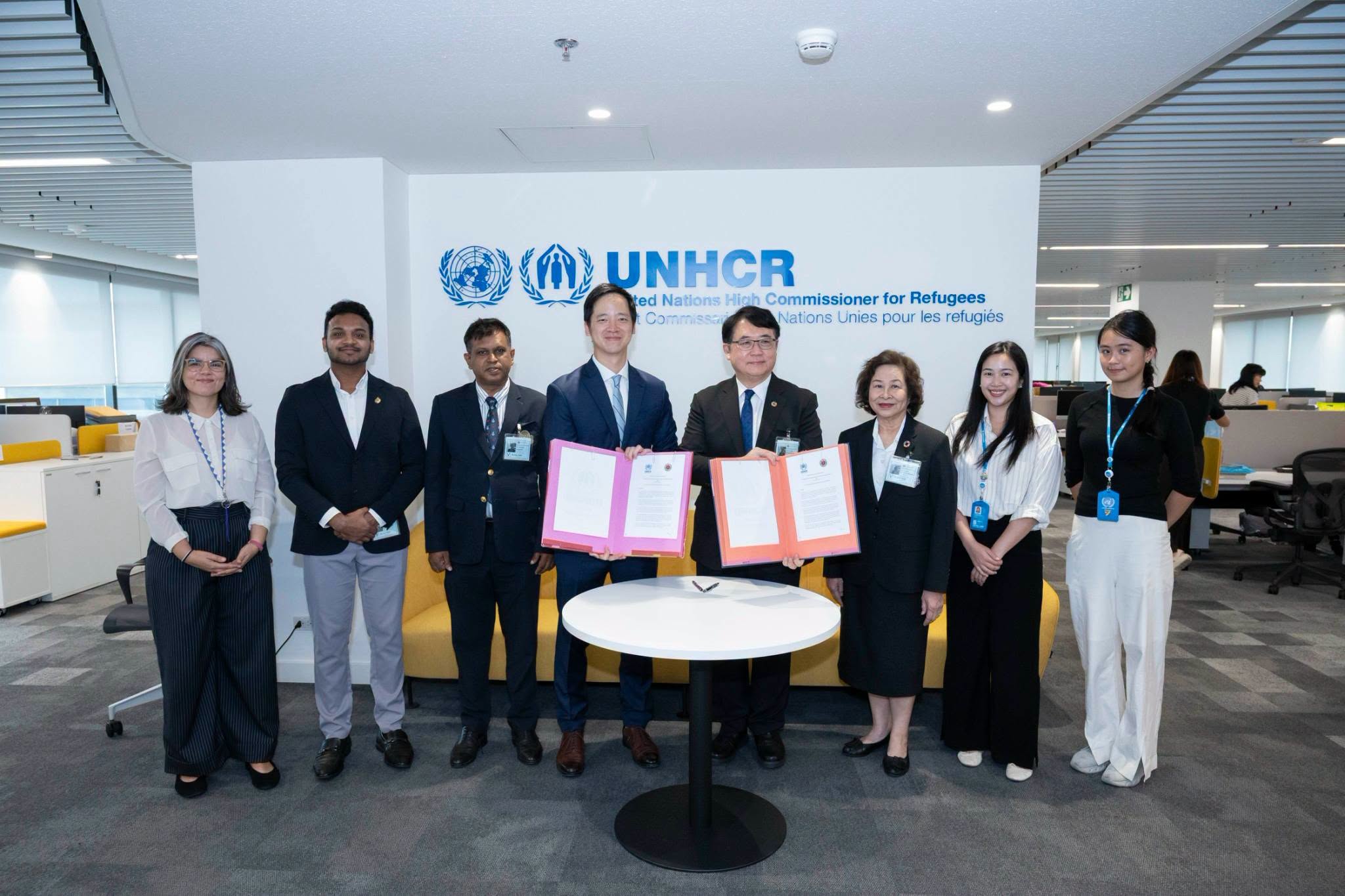 พิธีลงนาม UNHCR MoU Siam University ณ ศูนย์ประชุม UNCC